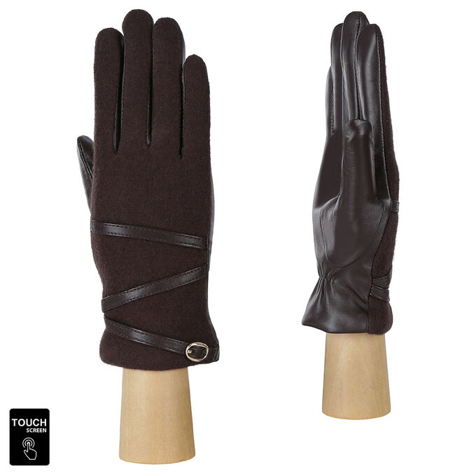 Перчатки, шерсть, Fabretti FS1-2 brown