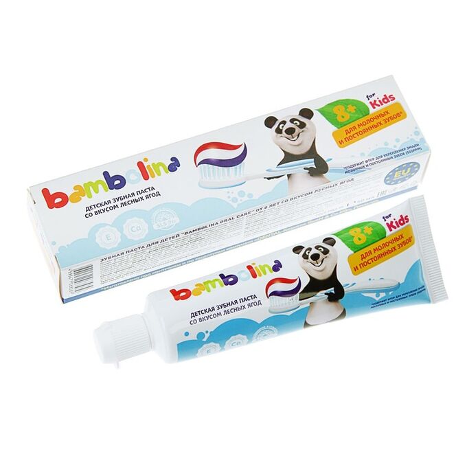 Зубная паста для детей &quot;Bambolina&quot; от 8 лет, 50 мл