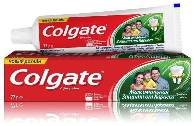 З.паста COLGATE 50мл Макс Защита от кариеса Двойная мята