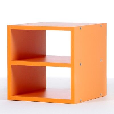 Полка-ящик для стеллажа Кубик Рубик, Оранжевый