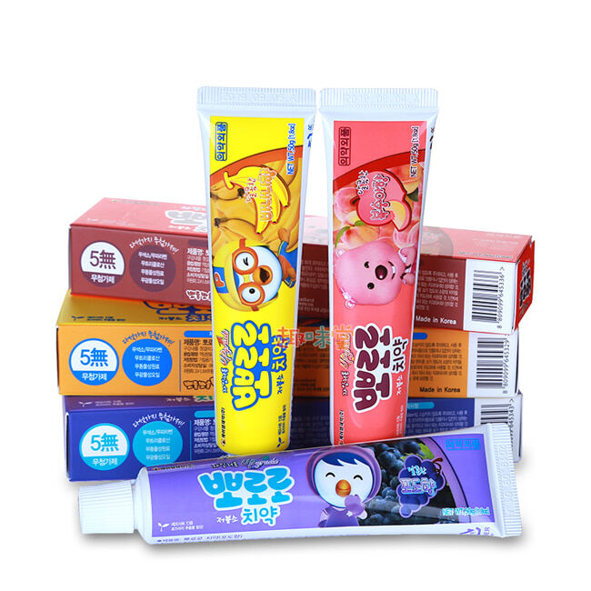 Pororo Детская зубная паста Toothpaste Low Fluorine Kids Toothpaste with Xylitol,50 гр