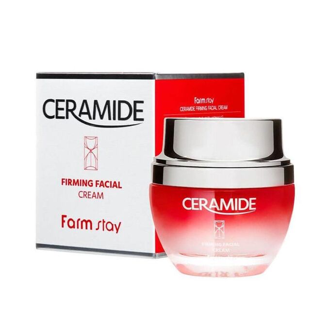 Farm Stay KR/ FarmStay Ceramide Firming Facial Cream Крем для лица укрепляющий &quot;Керамиды&quot;, 50мл (СТЕКЛО)