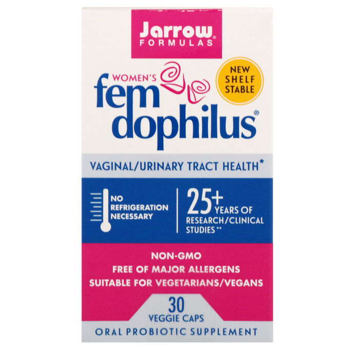 Jarrow Formulas, Fem Dophilus для женщин, 30 растительных капсул