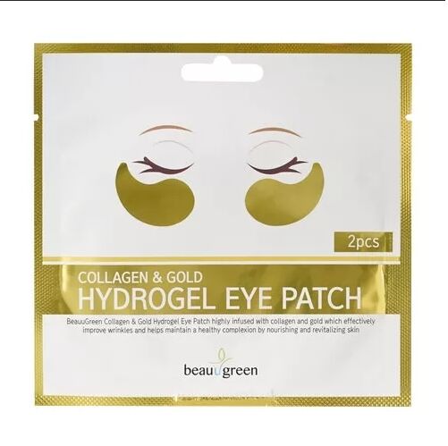 KR/М BEAUUGREEN Hydrogel Eye Patch Gold&amp;Collagen (1pair) Гидрогелевые патчи для глаз &quot;Золото и коллаген&quot; (1пара)
