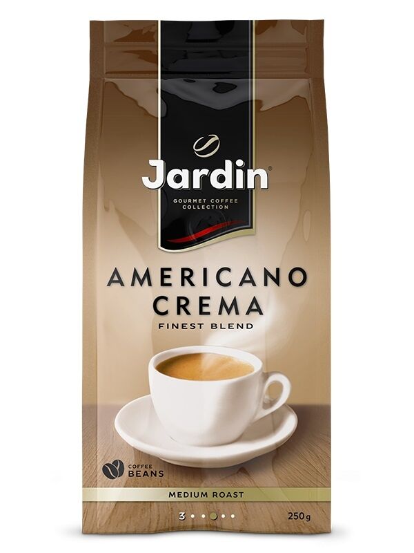 Кофе Жардин зерно натур прем 250г  Американо крема