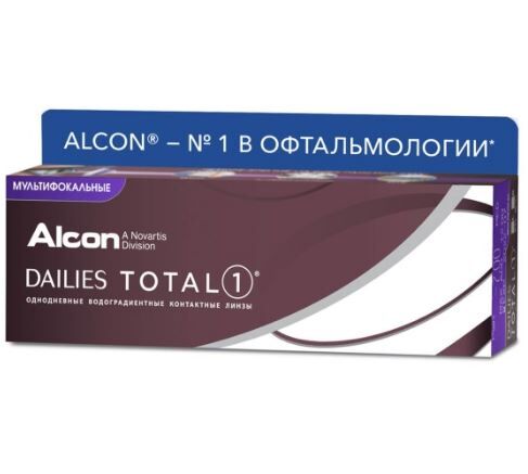 Однодневные контактные линзы Dailies Total 1 Multifocal 30линз