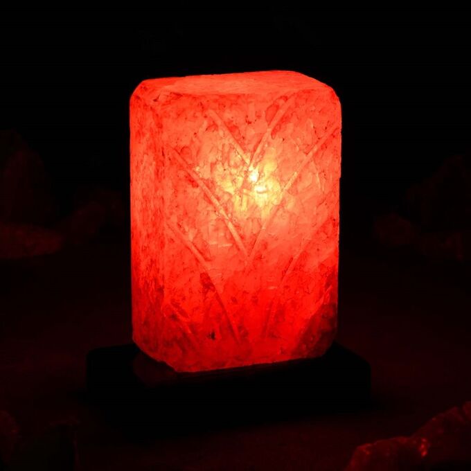 Соляная лампа &quot;Рассвет&quot;, цельный кристалл, 20 см, 1-2 кг