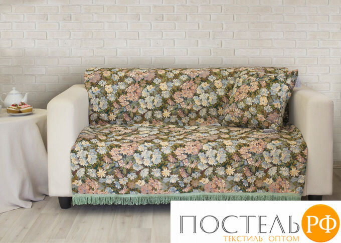 Накидка на диван гобелен &#039;Nectar De La Fleur&#039; 160х170 см
