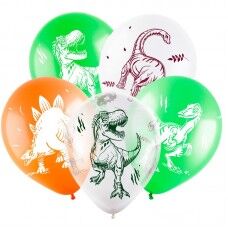 12 Динозавры 12 ассорти пастель