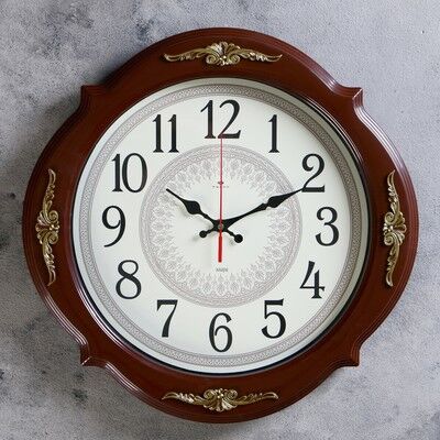 Часы настенные, серия: Классика, Баконг, венге, 40х40 см