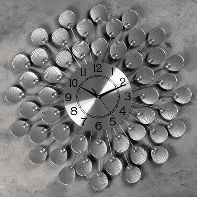 Часы настенные, серия: Ажур, Эресмаd=60 см, d=22 см, 1 АА, плавный ход