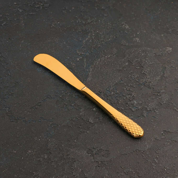 Нож для мяса 23,5 см, цвет золотой