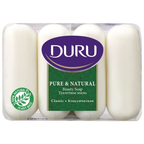 Мыло т. DURU экопак Purе&amp;Natural 4*85г Классик