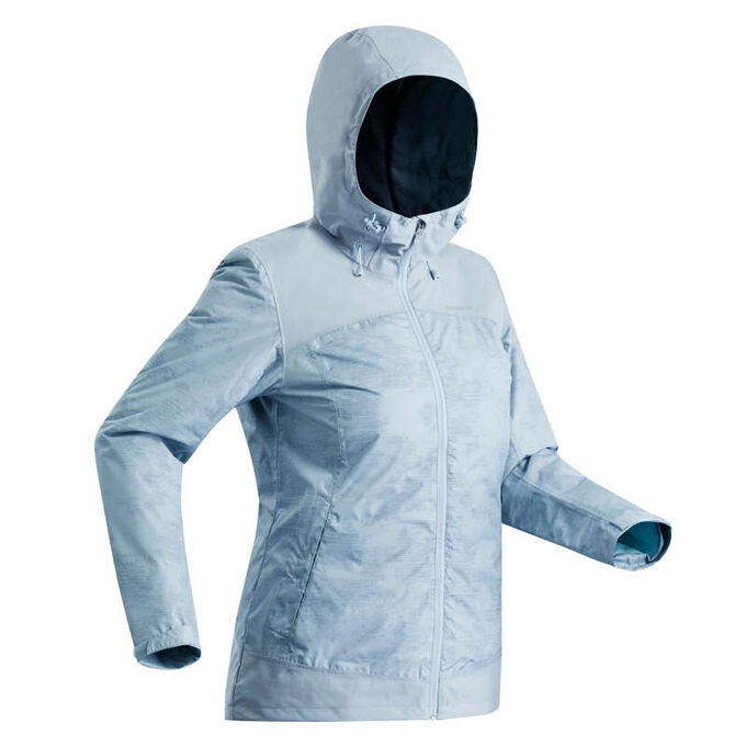 Куртка теплая водонепроницаемая походная женская SH100 X-WARM QUECHUA