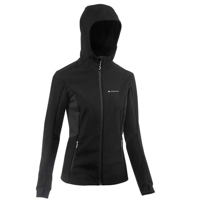 Куртка для горных походов Softshell женская TREK 500 WINDWARM