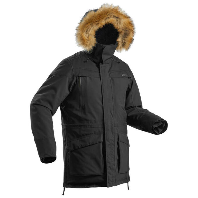 DECATHLON Куртка теплая водонепроницаемая для зимних походов мужская SH500 U-WARM. QUECHUA