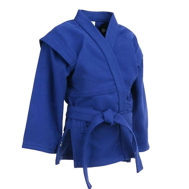 Купить форму для самбо. Кимоно Декатлон куртка. Самбовка детская адидас. Куртка самбо Khan ВФС (синий). Куртка для самбо синяя.