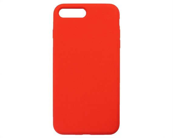 Чехол iPhone 7/8 Plus Liquid Silicone FULL (красный)