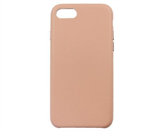 Чехол iPhone 7/8/SE 2020 Leather Case без лого, розовый