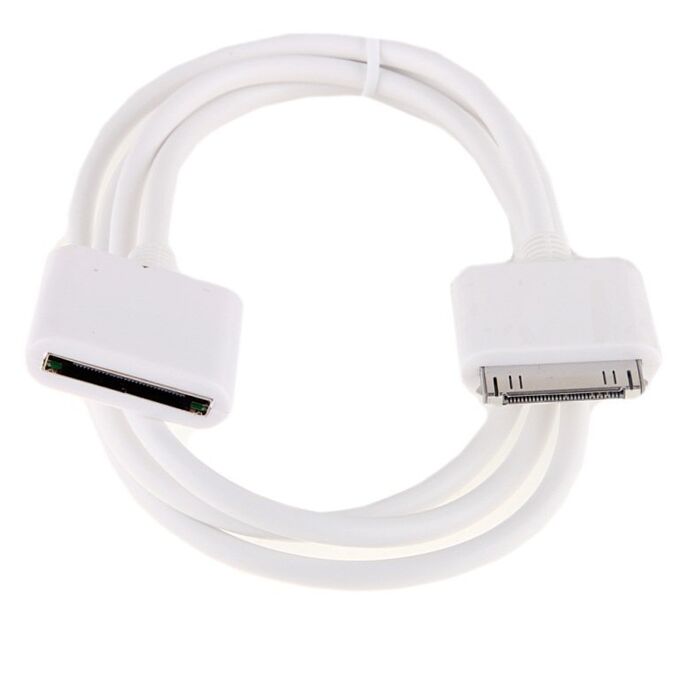 Кабель-удлинитель USB 30-pin (папа) - 30-pin (мама) (1 метр) .. (white)