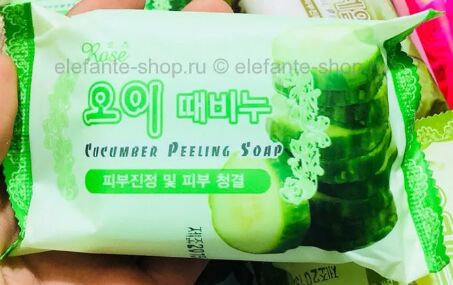Rose Cucumber Peeling Soap Мыло-пилинг с экстрактом огурца 150 г