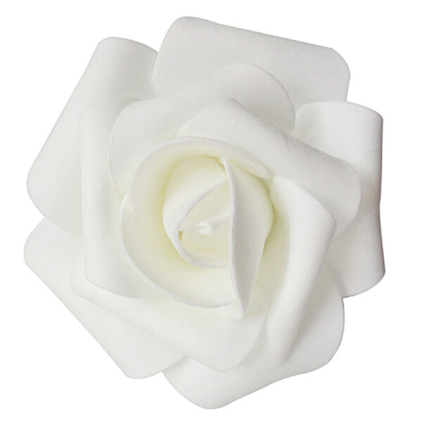 мф поиск Декор свадебный Роза белая 12 см 1 шт