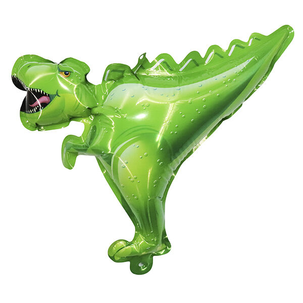 мф поиск МенюШар самодув фигура Динозавр зеленый 20 см