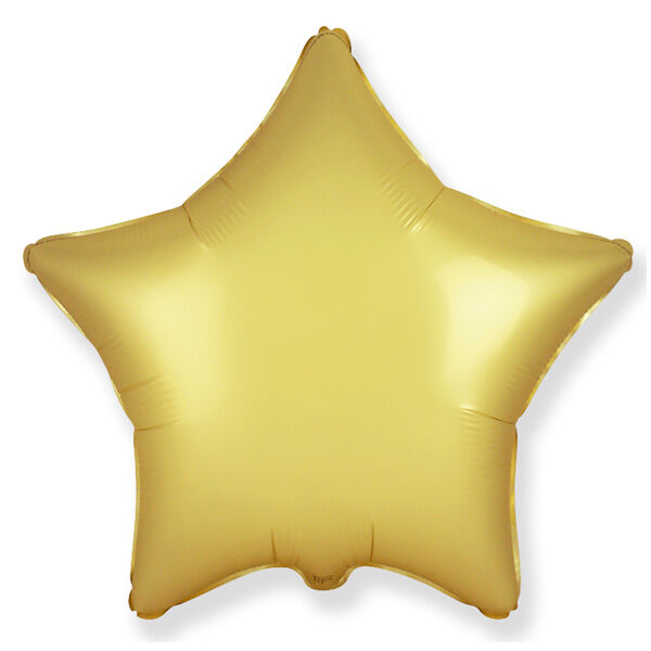 мф поиск Звезда GOLD 18&quot;/45 см фольгированный шар Пастель сатин
