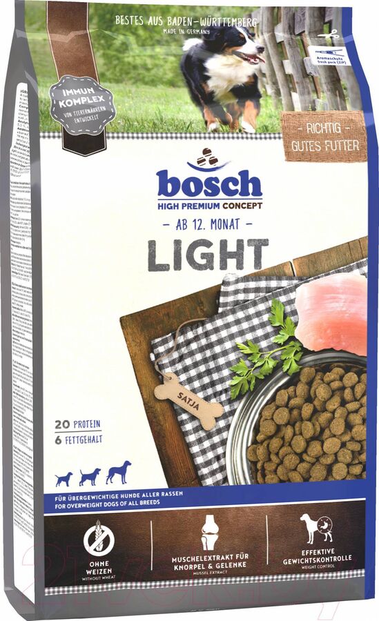 Bosch Light сухой корм для собак 1 кг