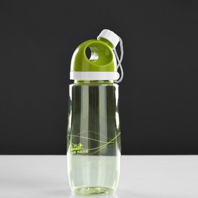 Бутылка для воды 550мл мл, поильник в крышке винтовой, микс, 7х23 см