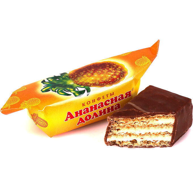 Конфеты вафельные&quot; Ананасная долина&quot; Славянка 500 г (+-10гр)
