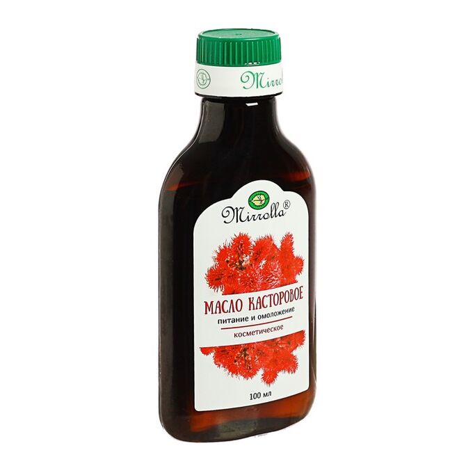 МИРРОЛЛА Масло касторовое Mirrolla, косметическое, 100 мл