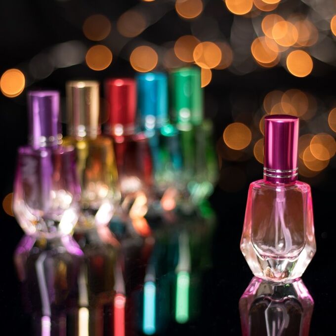 СИМА-ЛЕНД Флакон для парфюма «Утончённость», с распылителем, 10 мл, цвет МИКС