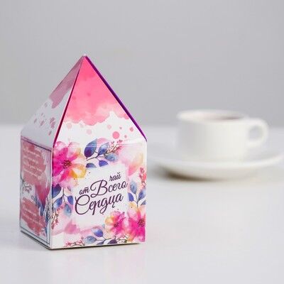 Чай в коробке пирамидке &quot;От всего сердца&quot; 60 г