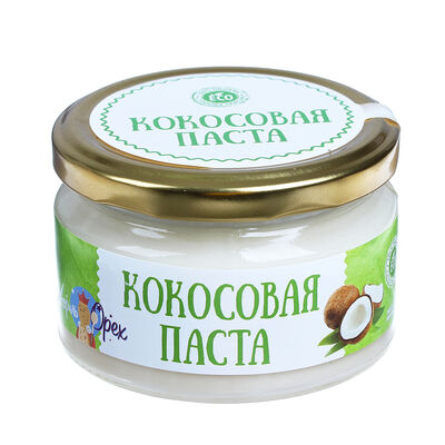 Натуральная Кокосовая паста, 200 гр