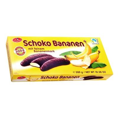 Банановое суфле Schokobananen в шоколадной глазури, 300 г