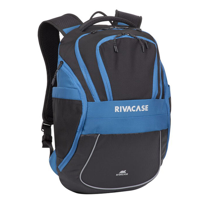 Рюкзак для ноутбука 15,6&quot; RivaCase 5225, нейлон, черный/синий, 480*320*225мм