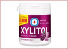 Резинка жевательная Xylitol Gum Grape Bottle сочный виноград, Lotte, 158г, 1/6/36