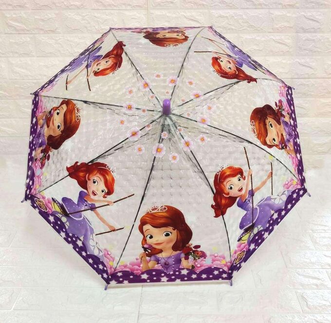 Зонт-трость детский 3D &quot;София&quot;
