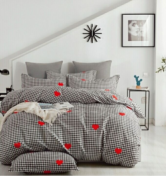 Комплект постельного белья (КПБ) из сатина &quot;Влюбленные сердца&quot;
