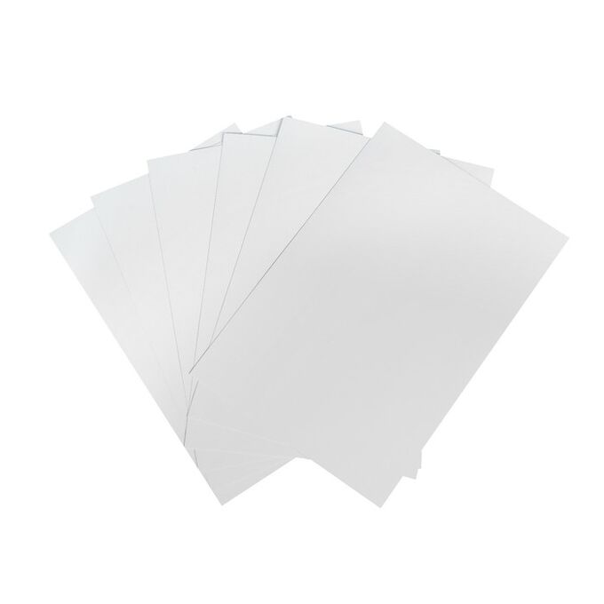 Картон белый А4 Calligrata, 8 листов, мелованный, картонная обложка
