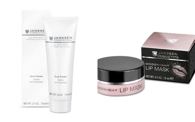 Янсен Набор &quot;Ночной уход за руками и губами&quot;, 2 продукта (Janssen Cosmetics, All skin needs)