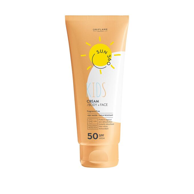 125  мл.* Детский солнцезащитный крем для лица и тела Oriflame Sun 360 с SPF 50