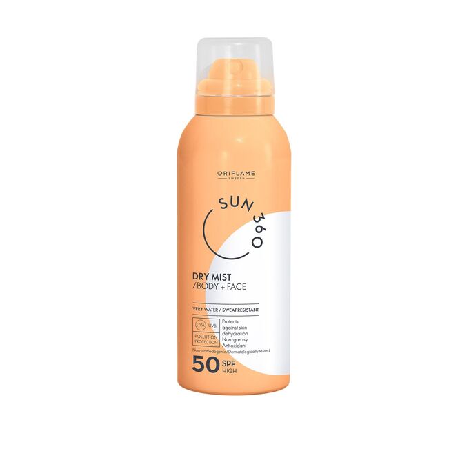 100  мл.* Солнцезащитный спрей для лица и тела Oriflame Sun 360 с SPF 50