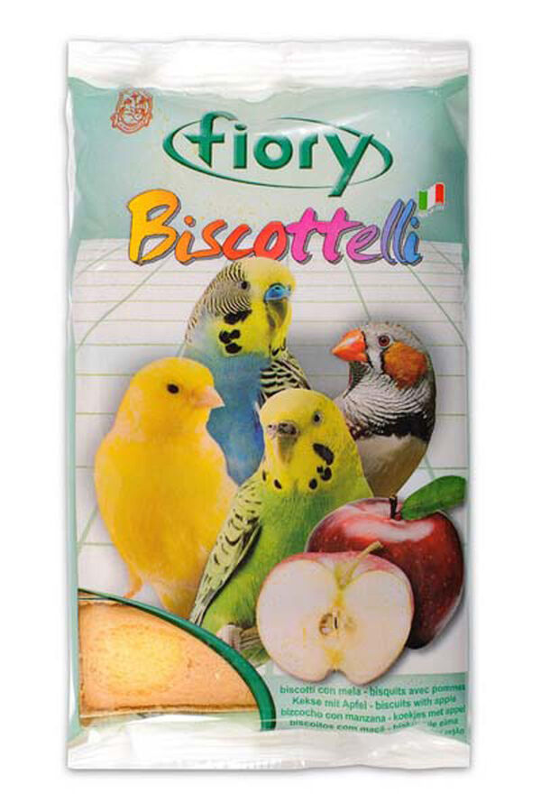 FIORY бисквиты для птиц Biscottelli с яблоком 35 г