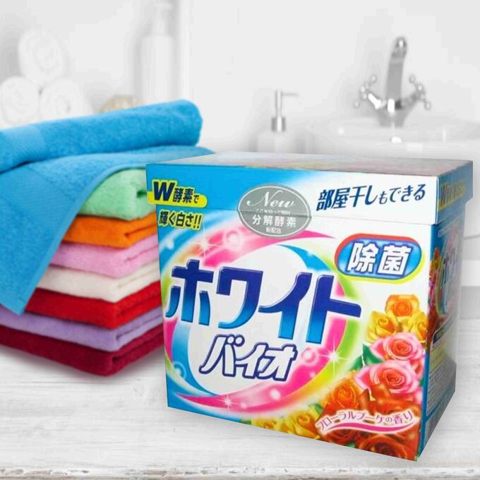 * &quot;Nihon Detergent&quot; Стиральный порошок (с кондиционером, со сладким цветочным ароматом), 0,8 кг