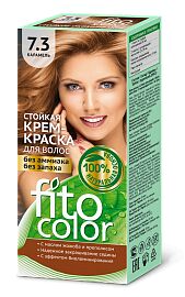 Краска-крем для волос &quot;Fitocolor&quot; стойкая тон 7.3 Карамель 115 мл
