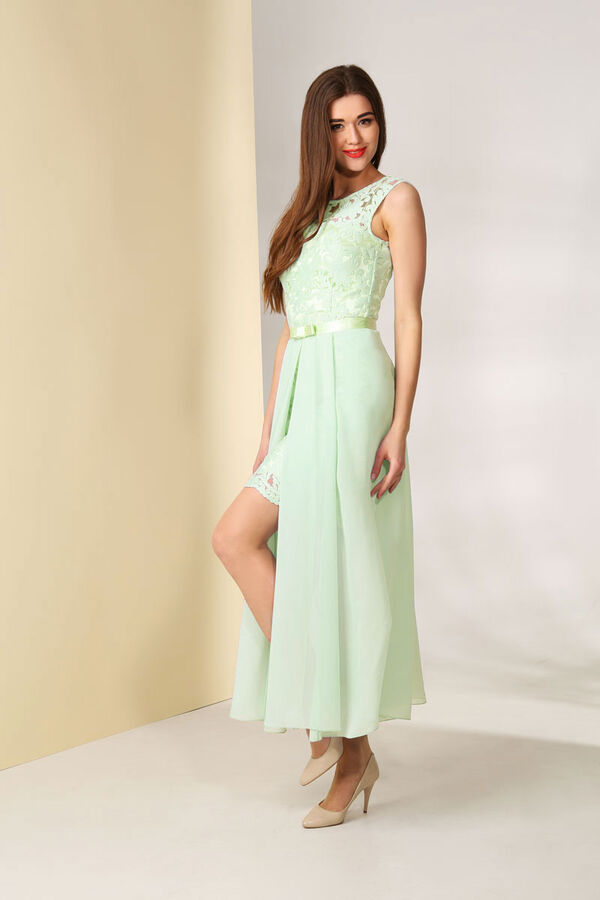 Платье, юбка съемная Golden Valley 4377 светло-зеленый