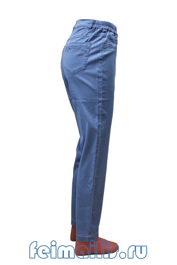 Feimailis M-BL72644-2465--Слегка приуженные голубые джинсы ЕВРО р.9