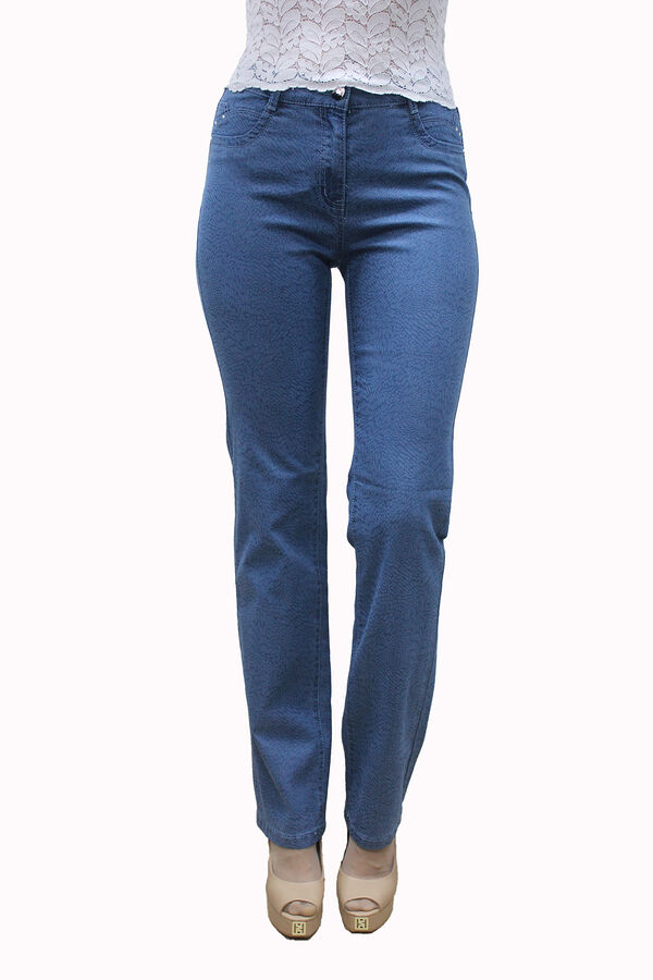 Feimailis Слегка приуженные голубые джинсы (ряд 46-58) арт. S70688А-2464-3